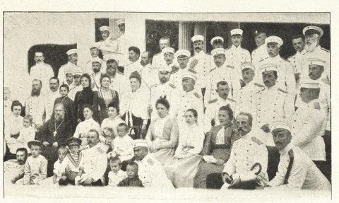 Семья 103-го Петрозаводского пехотного полка, г. Гродно, 1893 год