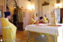 23 августа 2015 года. В Неделю 12-ю по Пятидесятнице архиепископ Артемий совершил литургию в кафедральном соборе города Гродно