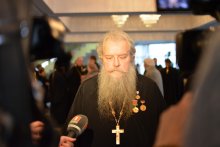 24 февраля 2016. Хор БГАМ на радио МФМ с Дмитрием Павлюкевичем, предоткрытие, открытие и afterзанавес: