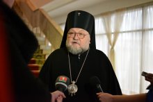 24 февраля 2016. Хор БГАМ на радио МФМ с Дмитрием Павлюкевичем, предоткрытие, открытие и afterзанавес: