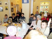 Детская иконописная студия "Покров": стреча в храме святителя Луки