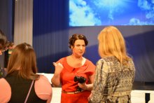 24 февраля 2016. Хор БГАМ на радио МФМ с Дмитрием Павлюкевичем, предоткрытие, открытие и afterзанавес: