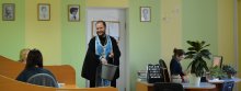 Протоиерей Владимир Петручик освятил "Телерадиокомпанию "Гродно"