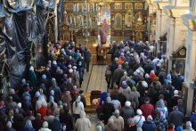 Божественная Литургия Свято-Покровский собор Гродно 03.04.2016