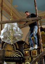 Свято-Покровский собор Гродно, Ремонт в Никольском приделе. Последние штрихи и субботник