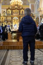 Свято-Покровский кафедральный собор Гродно, Лазарева суббота, богослужение, Литургия