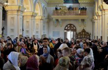 Свято-Покровский кафедральный собор Гродно, Лазарева суббота, богослужение, Литургия