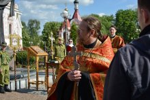 Свято-Покровский кафедральный собор Гродно, Крестный ход в честь 71-летия Победы в ВОВ