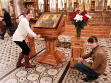 Свято-Покровский кафедральный собор Гродно, уборка