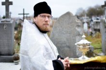 Паніхіда на магіле маці Максіма Багдановіча, 125-годдзе паэта