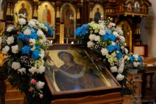 Накануне праздника Покрова Богородицы архиепископ Артемий возглавил всенощное бдение в кафедральном соборе Гродно