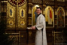 Архиепископ Артемий совершил великую вечерню в кафедральном соборе города Гродно