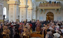 Свято-Покровский кафедральный собор, литургия, Торжество Православия