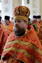 Архиепископ Артемий возглавил Пасхальную вечерню в кафедральном соборе Гродно