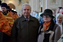 Архиепископ Артемий возглавил Пасхальную вечерню в кафедральном соборе Гродно