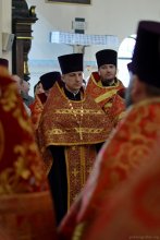 Архиепископ Артемий возглавил Пасхальную вечерню в кафедральном соборе Гродно