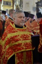 Архиепископ Артемий возглавил Пасхальную вечерню в кафедральном соборе Гродно