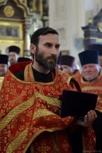 Архиепископ Артемий возглавил Пасхальную вечерню в кафедральном соборе Гродно