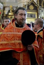 Архиепископ Артемий возглавил Пасхальную вечерню в кафедральном соборе Гродно