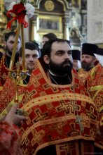 Архиепископ Артемий возглавил Пасхальную вечерню в кафедральном соборе Гродно