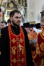 Архиепископ Артемий возглавил Пасхальную вечерню в кафедральном соборе Гродно