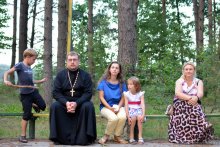 VII летні праваслаўны сямейным лагеры ў в. Парэчча